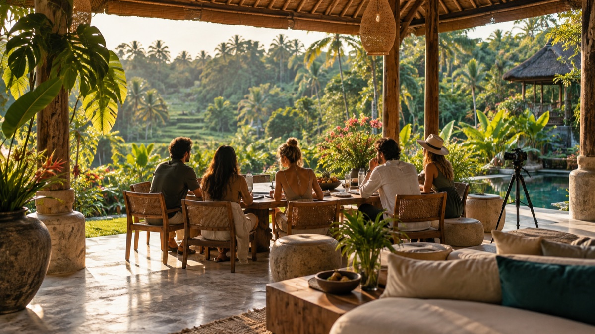 Group travel and event coordination in Bali