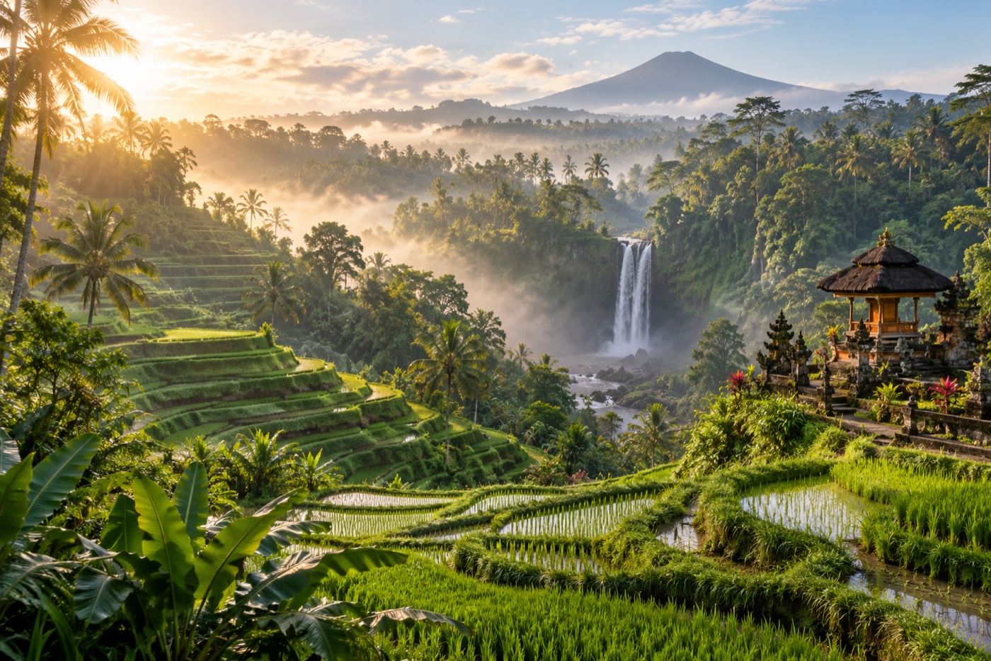 Ubud: Sacred Sites, Waterfalls & Rice Terraces
